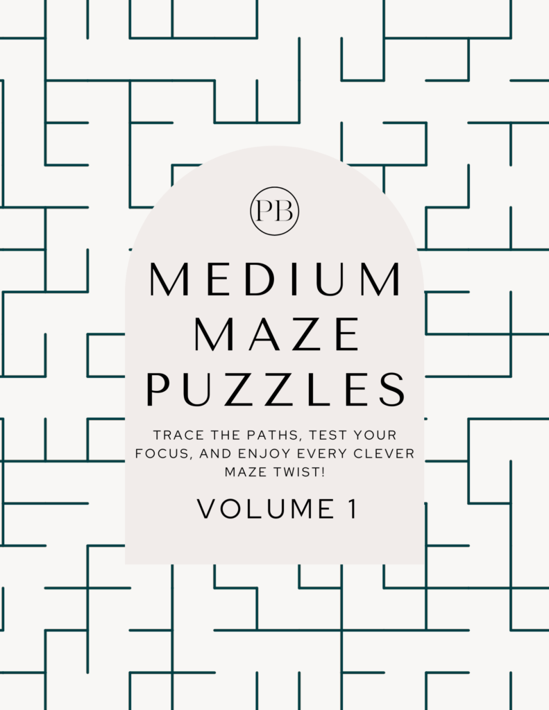 Maze Puzzles Medium Volume I