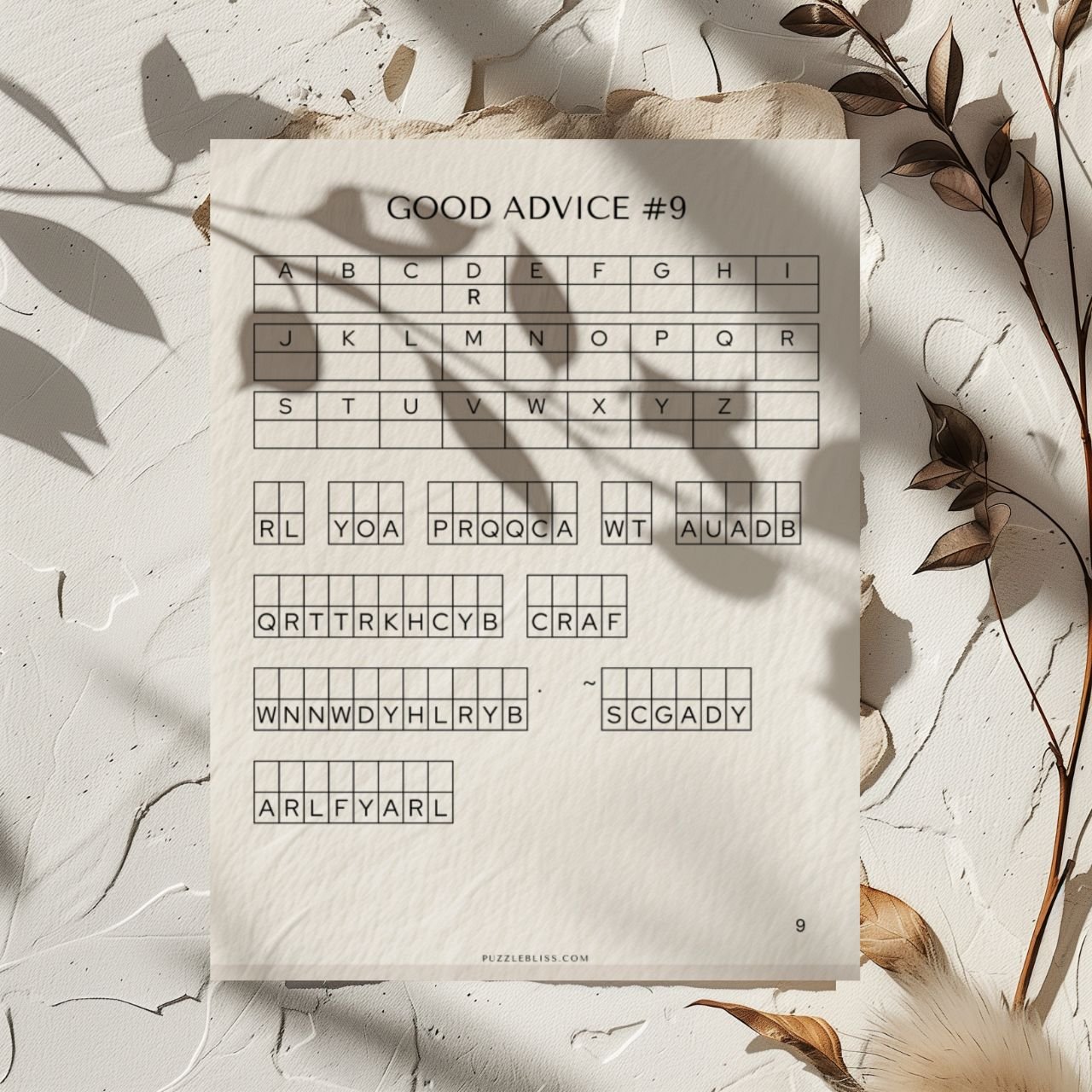 PRINTABLE CRYPTOGRAM PUZZLES