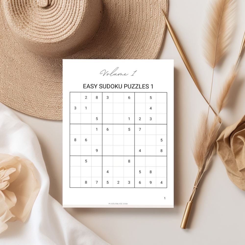 Printable Sudoku Puzzles Easy Volume 1