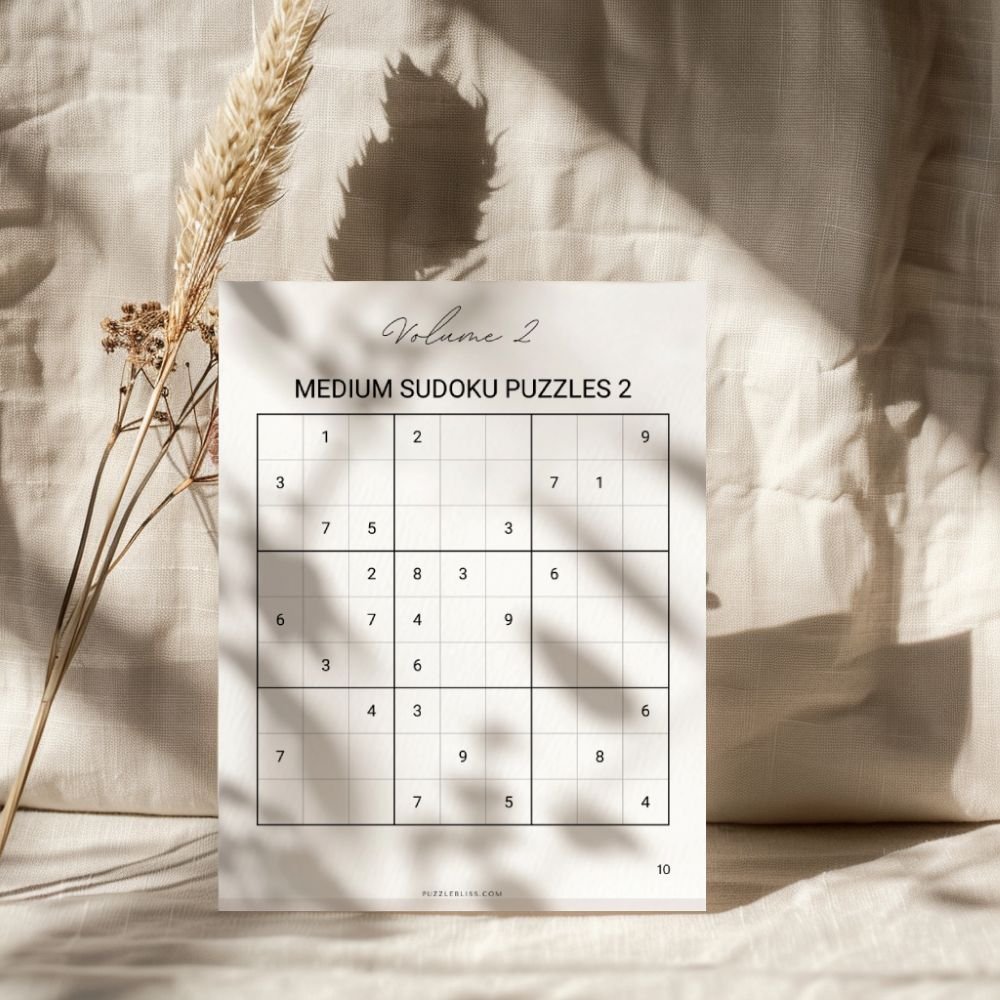 Printable Sudoku Puzzles Med Volume 2