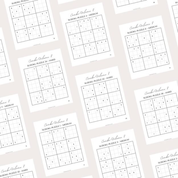 Large Print Combo Puzzles Volume 8 (2)