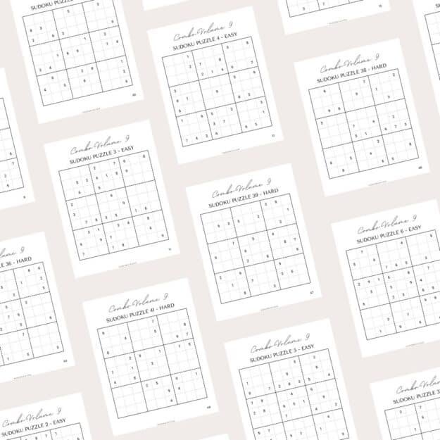 Large Print Combo Puzzles Volume 9 (2)